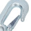 4Pcs Galvanized Winch Hook Set 108x20mm with Safety Latches 3