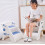 2 in 1 Kids Step Stool Toddler Chair 1