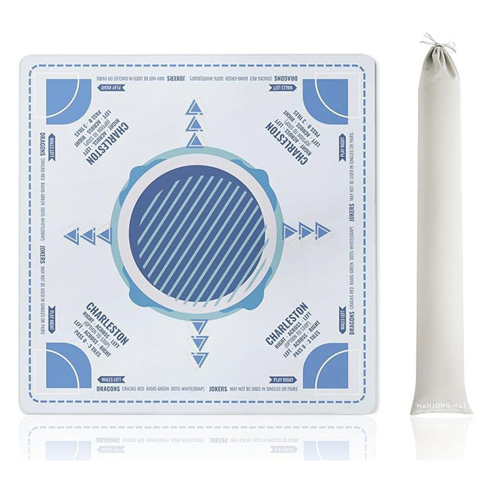 (2, 80x80cm) Flexible Elastic Mahjong Mat With Rules Safe Non Slip Grip Wear-image-OPC-PMQZCS8-NEW