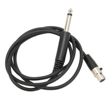3-Pin Mini XLR F a M 6.35mm Cavo 1m PVC