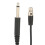 Cable Mini XLR de 3 pines hembra a macho de 6,35 mm, 1,0 m 4