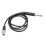 Cable Mini XLR de 3 pines hembra a macho de 6,35 mm, 1,0 m 15