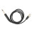 Cable Mini XLR de 3 pines hembra a macho de 6,35 mm, 1,0 m 16