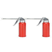 Contenitore d'olio per pistola a spruzzo, 2 pezzi, 200 ml, tubo da 6 mm, acciaio