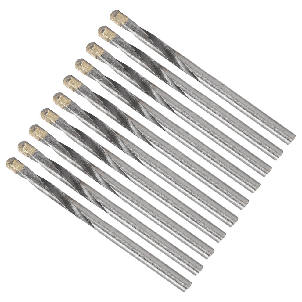 10Pcs Tungsten Carbide Drill Bits Set Fast Drilling For Metal & Wood 5041357909924