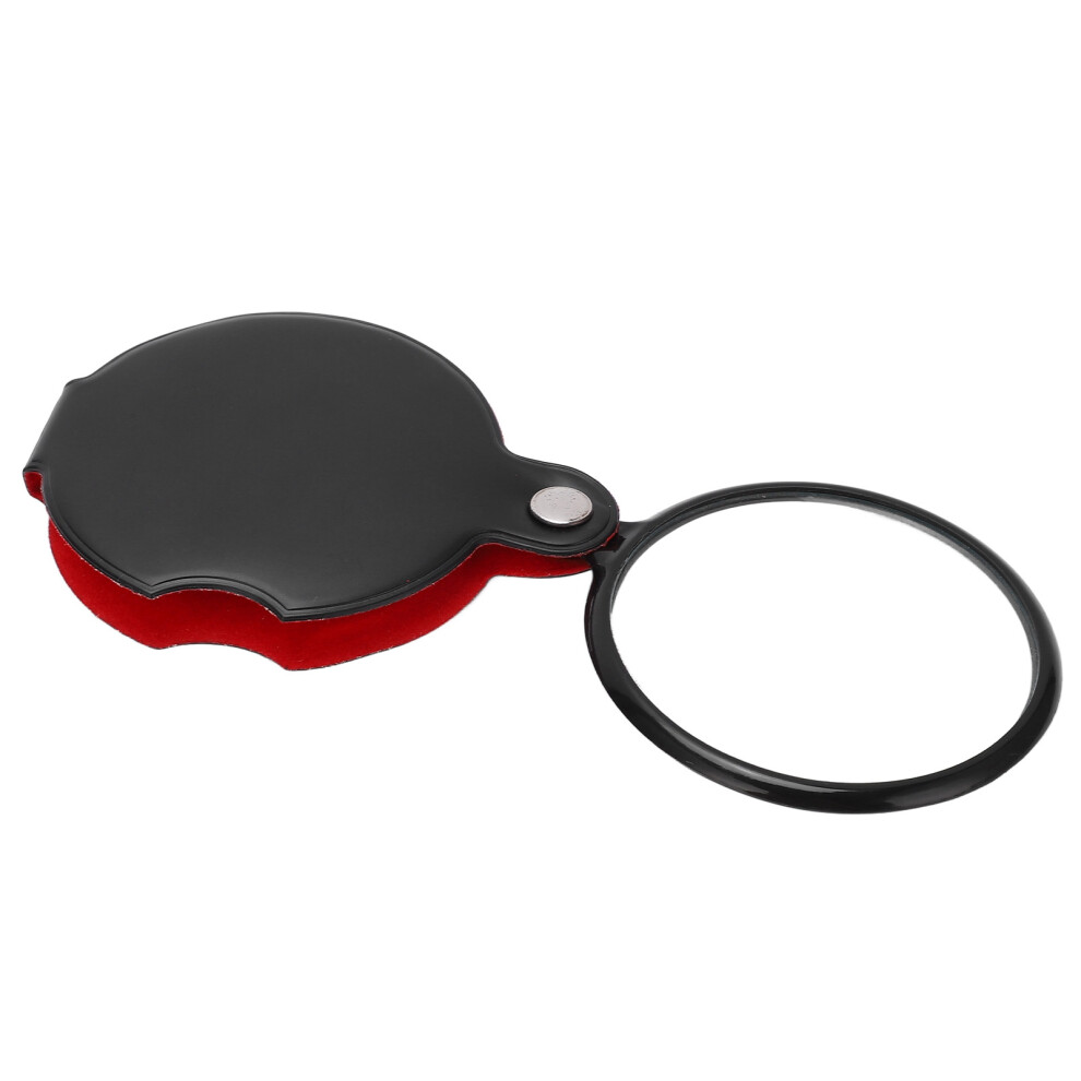 Portable 3X Magnifier with ABS Scratch-Resistant Handle and Flexible Small Lens