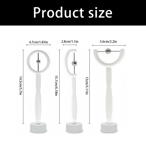 Tongue Tip Exercise Long Use Mouth Muscle Trainer For-White 2