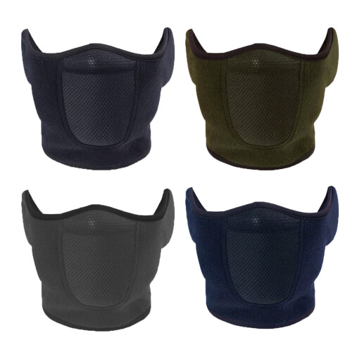 Windproof Biking Face Cover Cold Weather Ski Mask-Navy blue 1
