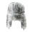 Classical Cold Weather Trapper Hat Plush Lining-black and white 7