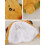 Warm Plush Winter Cap with Lovely Hamburger Bear-Yellow os 6