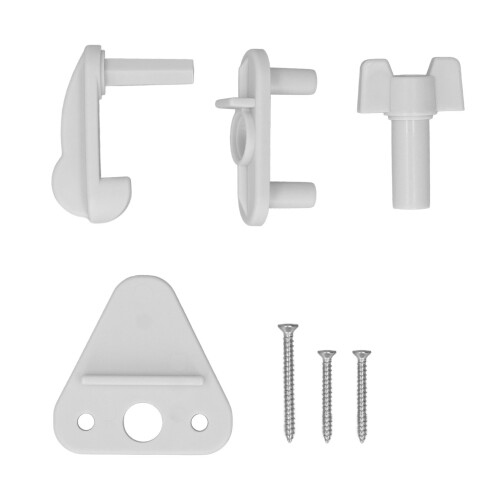 2er-Set Torriegel für Pontonboote, quadratischer