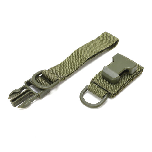 Riñonera EDC con hebilla rápida verde 24x4cm 1
