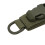 Riñonera EDC con hebilla rápida verde 24x4cm 13