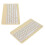 Mini Wireless Tastatur mit Bildschirmsperre, 150mAh, Gelb 7