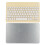 Mini Wireless Tastatur mit Bildschirmsperre, 150mAh, Gelb 16