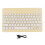 Mini Wireless Tastatur mit Bildschirmsperre, 150mAh, Gelb 2