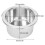 Reusable 100mm Waxing Pot for Efficient Hair Removal - Silver Bowl 7