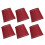 6PCS Modern Fabric Lampshade E14 Light Wine Red Simple Design Craftsmanship 1