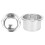 Reusable 100mm Waxing Pot for Efficient Hair Removal - Silver Bowl 9