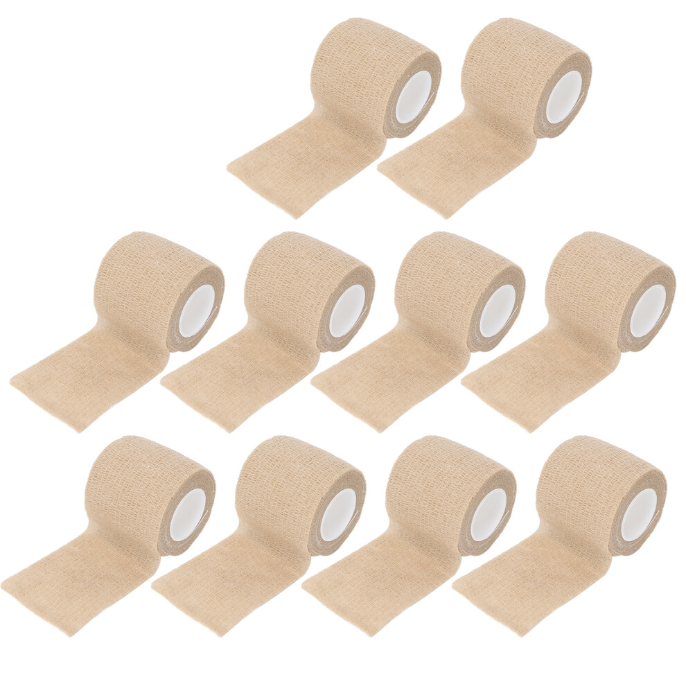 Non-Slip 10Pcs Disposable Tattoo Handle Wraps in Skin Color