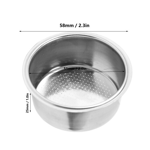 Stainless Steel Coffee Filter, Reusable, Eco-Friendly, 25g 2
