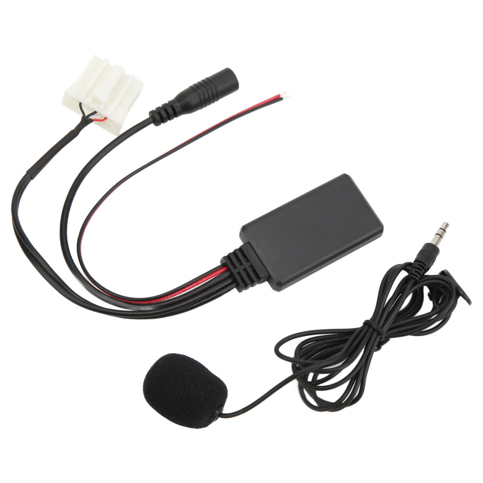 Bluetooth 5.0 Aux In Cable For Mazda Mx5 2006+ Microphone Adapter 8771357914297