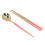 Conjunto de utensilios reutilizables - 138 g, 19,0 cm, oro rosa 16