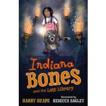 Indiana Bones and the Lost Library by Harry Heape Paperback Book