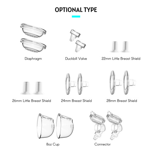 2 Silicone Duckbill Valves for Breast Pump - Easy Assembly & Sterilization 1