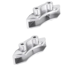 2 Stück Aluminium-Bremssattel für LOSI SUPER BAJA REY 1/6 RC Auto, Silber