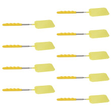 9 piezas matamoscas telescópico 72 cm plástico amarillo+SS