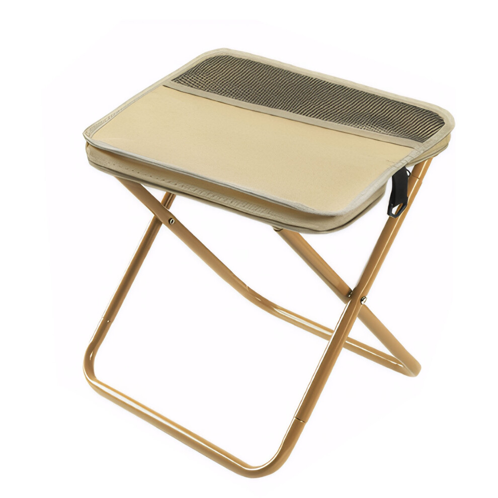 (khaki) Outdoor Folding Chair For Camping And Fishing Without Jamming Chair-image-OPC-PMQZK8T-NEW