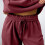 Women's two-piece tracksuit set: oversized hoodie-Black L 2