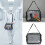 Antistatic Clear PVC Shoulder Cleanroom Engineer Tool Bag Put 2