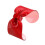 Sparkling Oversized Bowknot Resin Bangle Opening Wristband-Red 1