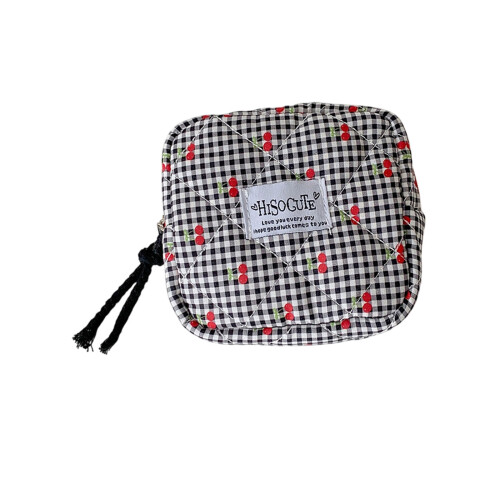 Travel Essential Sanitary Pad Case Fabric Multifunctional-Black