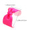 Sparkling Oversized Bowknot Resin Bangle Opening Wristband-Pink 4