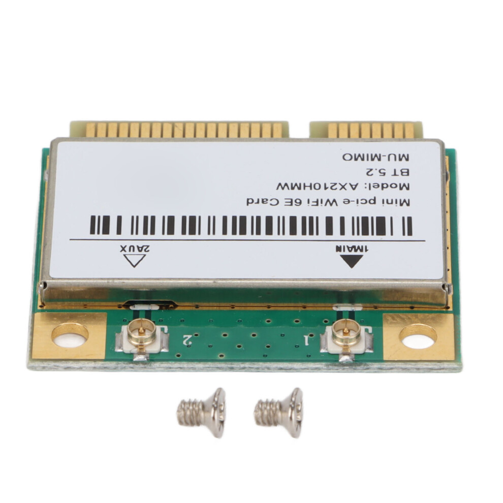 Durable Mini Pcie Wifi Card With Triband 6Ghz & Bt 5.2 Connectivity 9491357920706
