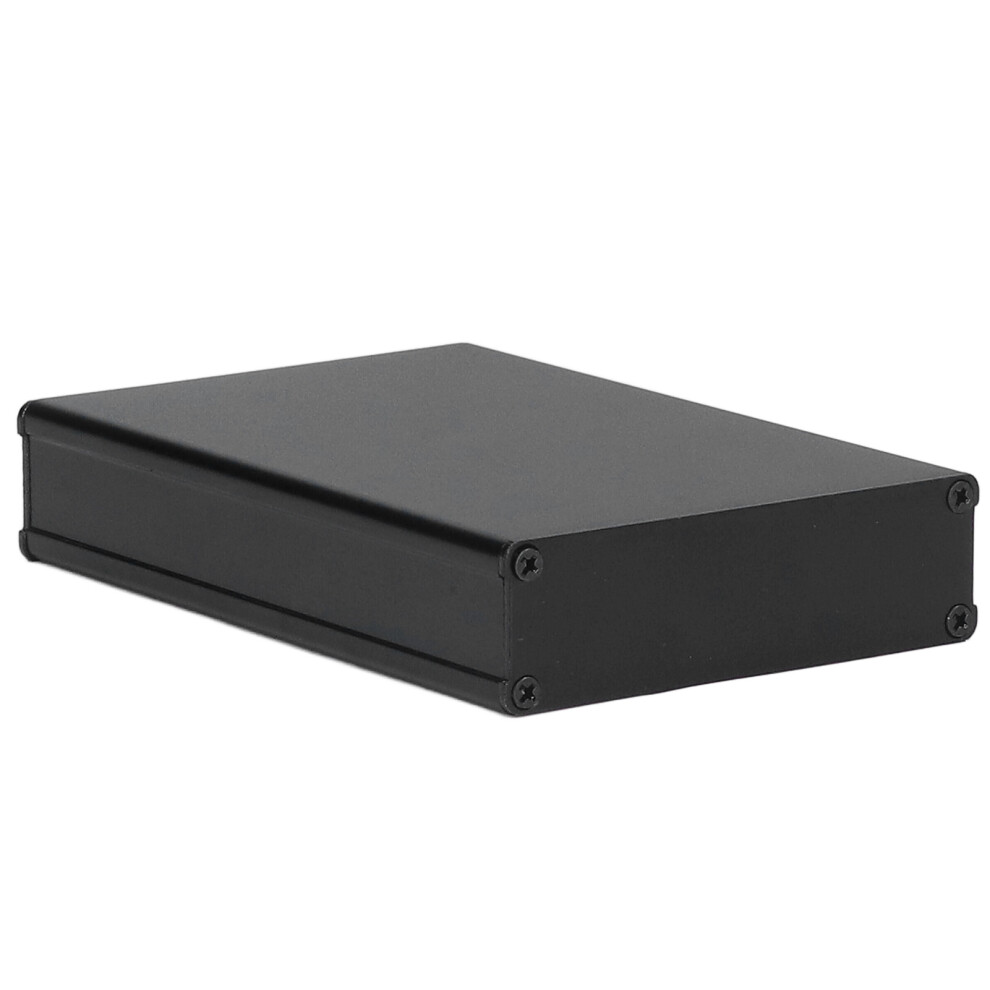 Aluminum Alloy Junction Box Enclosure 22X74x110mm Black Heat Dissipation 9311357921605
