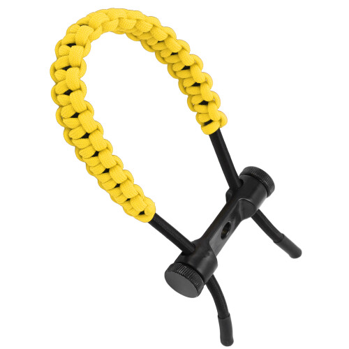 Adjustable Yellow Nylon Compound Bow Wrist Sling for Training and Exercise 2