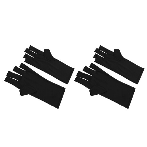 2 Paar UV-Handschuhe, fingerlos, hervorragende 2
