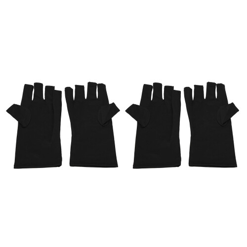 2 Paar UV-Handschuhe, fingerlos, hervorragende 1