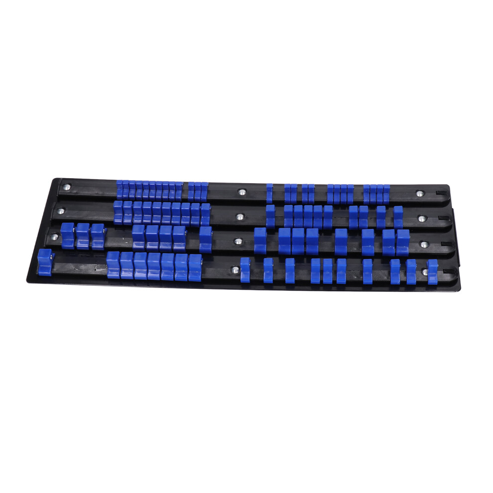 Compact 80Pcs Metric/Sae Socket Organizer With Spring Balls For Safety 4111357922542