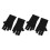 2 Paar UV-Handschuhe, fingerlos, hervorragende 8