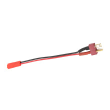 T Plug to JST Power Adapter, 130mm for RC Models, Silicone & Copper