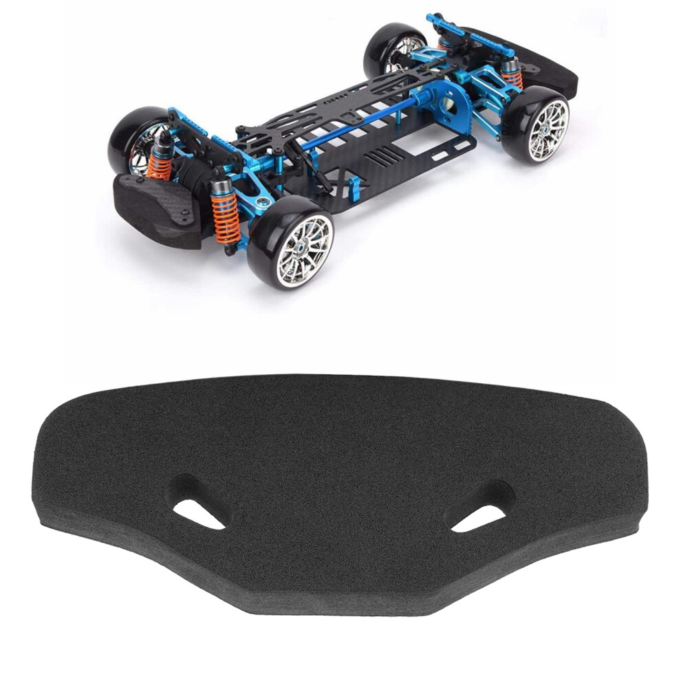 Rc Car Sponge Front Bumper For Tt01/Tt02 1/10 140X55x15mm Black 7651357923547