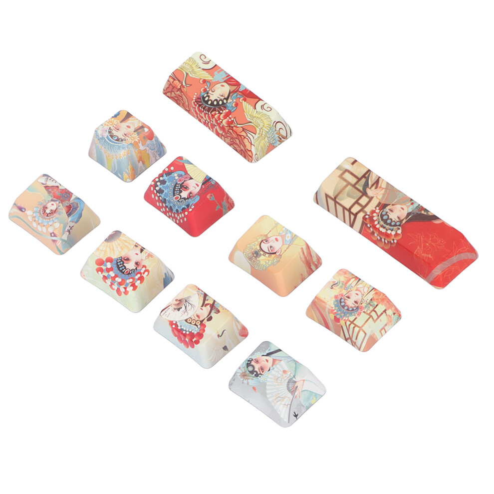 Chinese Style Pbt Keycaps For Mechanical Keyboards, 61/87/104/108 Keys 9351357923926