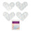 4er-Pack doppelseitiges Teppichklebeband, 1