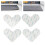 4er-Pack doppelseitiges Teppichklebeband, 11