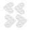 4er-Pack doppelseitiges Teppichklebeband, 7